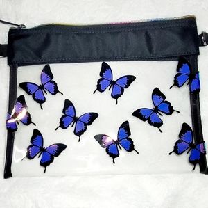 Holographic butterflies crossbody bag